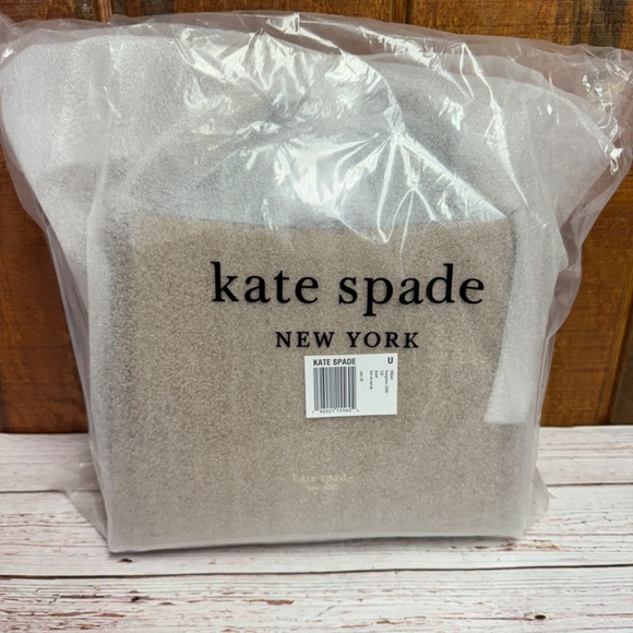 Kate Spade Knott Pebbled Leather & Suede Medium Crossbody Tote - Bungalow - Picture 5 of 6